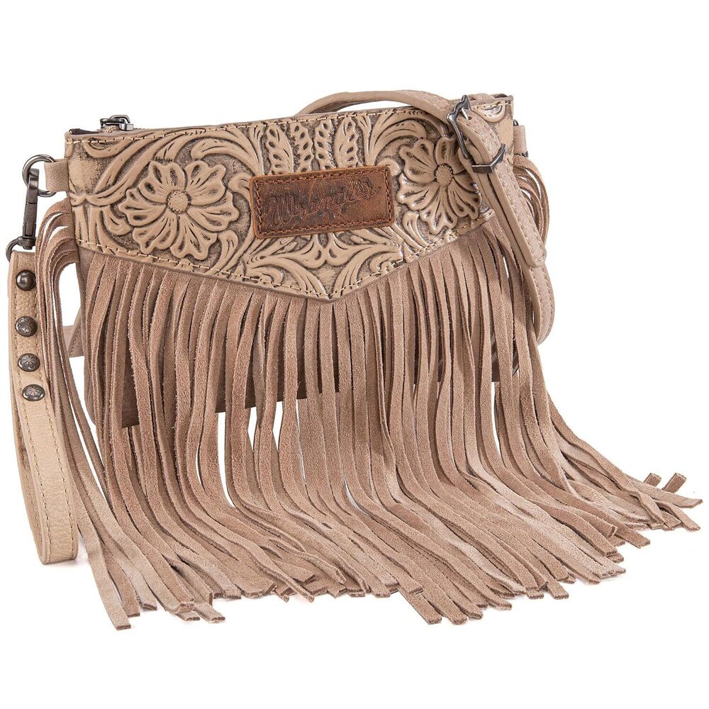 Wrangler Clutch Wristlet Fringe Purse Western Crossbody Bags for Women